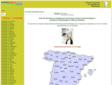 Tablet Screenshot of dentistas.org.es